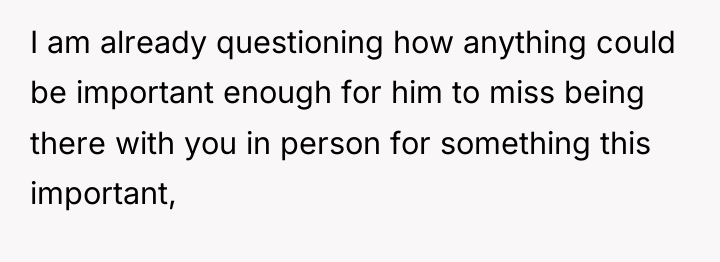 I am already questioning how anything could be important enough...