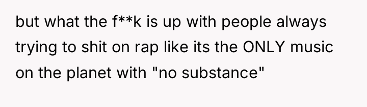 but what the f**k is up with people always trying...