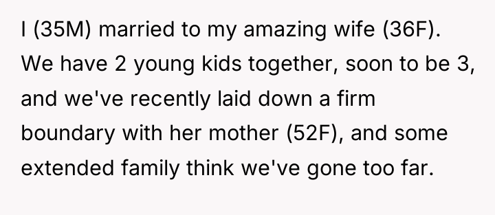 I (35M) married to my amazing wife (36F). We have...
