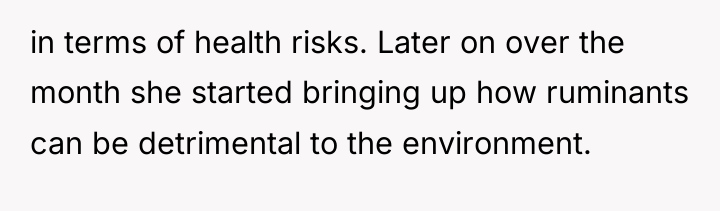 in terms of health risks. Later on over the month...