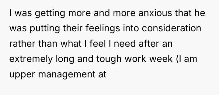 I was getting more and more anxious that he was...