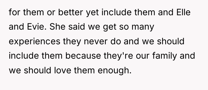 for them or better yet include them and Elle and...