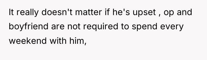 It really doesn't matter if he's upset , op and...