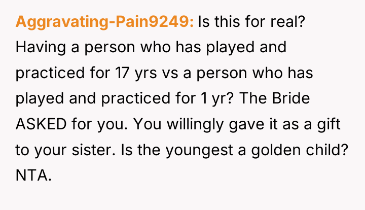 Aggravating-Pain9249 Is this for real? Having a person who has...