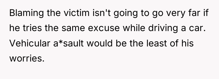 Blaming the victim isn't going to go very far if...