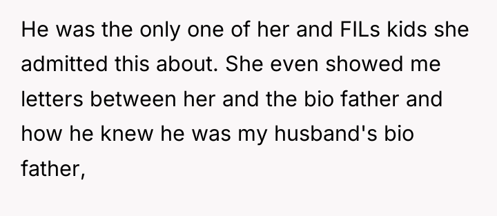 He was the only one of her and FILs kids...