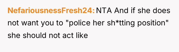 NefariousnessFresh24 NTA And if she does not want you to...