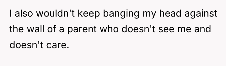 I also wouldn't keep banging my head against the wall...