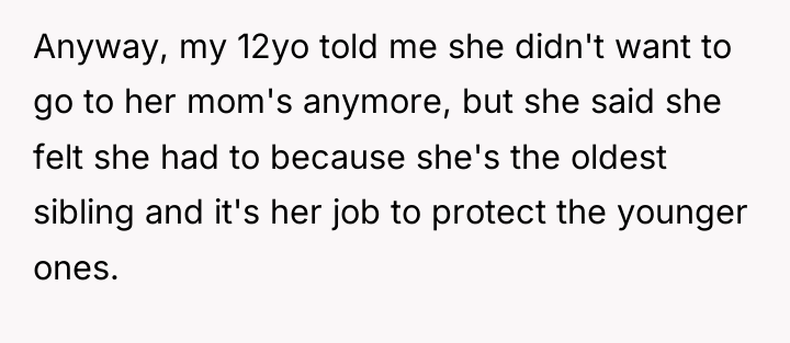 Anyway, my 12yo told me she didn't want to go...