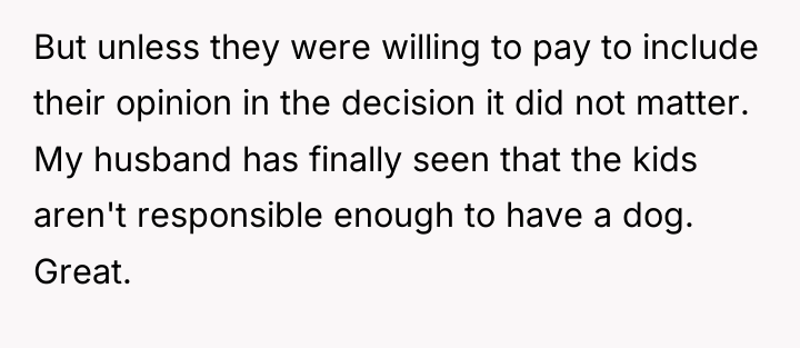 But unless they were willing to pay to include their...