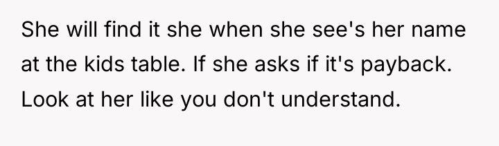 She will find it she when she see's her name...