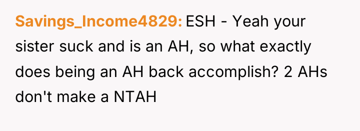 Savings_Income4829 ESH - Yeah your sister suck and is an...