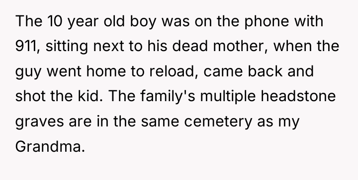 The 10 year old boy was on the phone with...