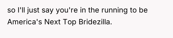 so I'll just say you're in the running to be...