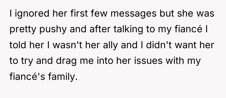 I ignored her first few messages but she was pretty...