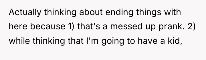 Actually thinking about ending things with here because 1) that's...