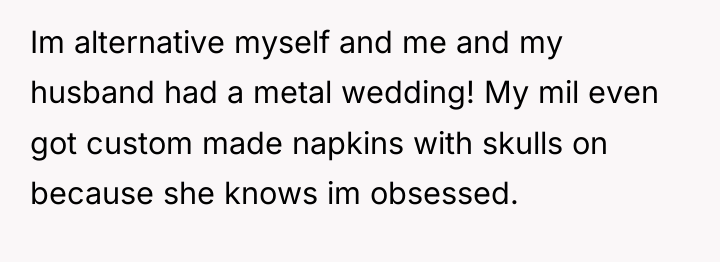 Im alternative myself and me and my husband had a...