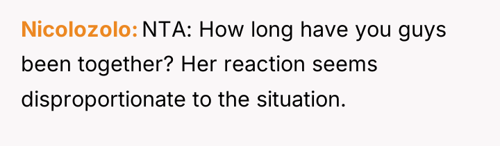 Nicolozolo NTA: How long have you guys been together? Her...