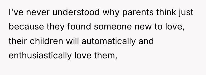 I've never understood why parents think just because they found...