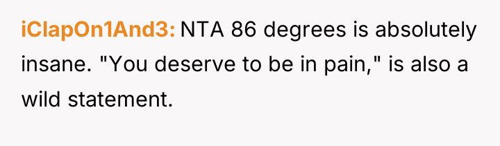 iClapOn1And3 NTA 86 degrees is absolutely insane. "You deserve to...
