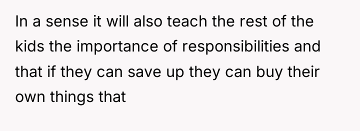 In a sense it will also teach the rest of...