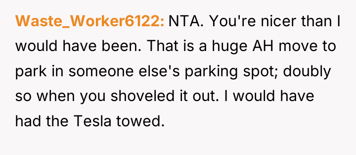 Waste_Worker6122 NTA. You're nicer than I would have been. That...
