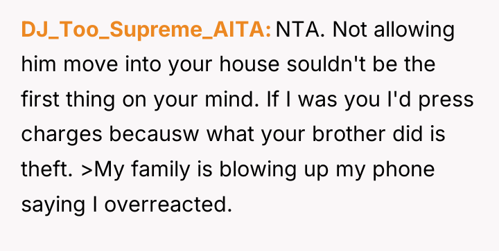 DJ_Too_Supreme_AITA NTA. Not allowing him move into your house souldn't...