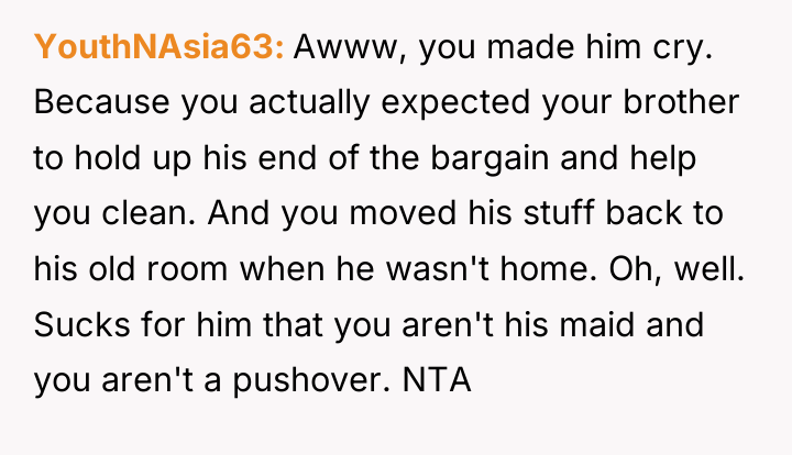 YouthNAsia63 Awww, you made him cry. Because you actually expected...