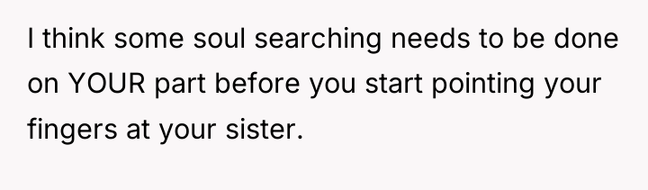 I think some soul searching needs to be done on...