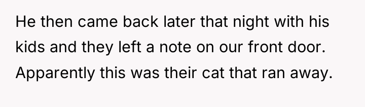 He then came back later that night with his kids...