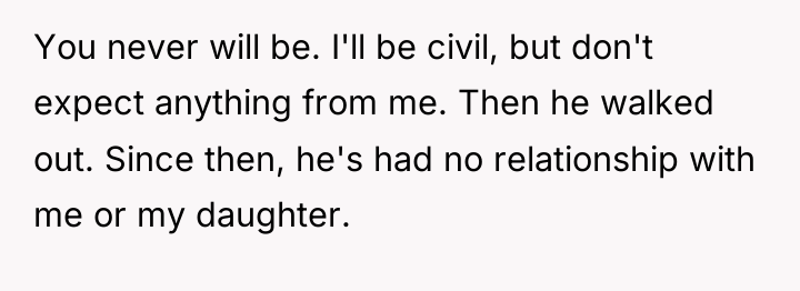 You never will be. I'll be civil, but don't expect...