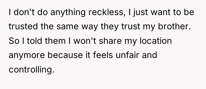 I don't do anything reckless, I just want to be...