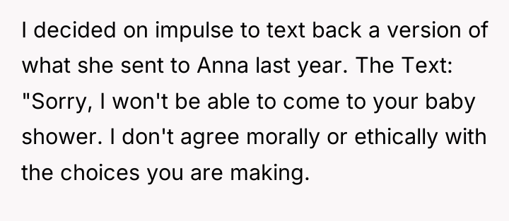 I decided on impulse to text back a version of...