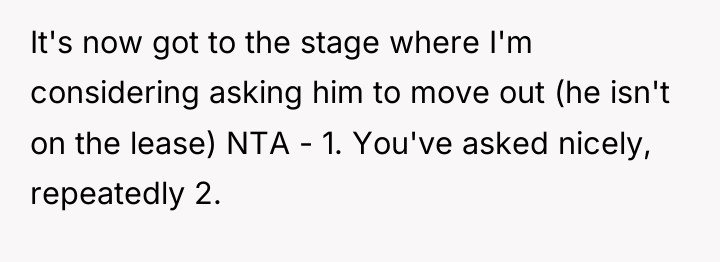 It's now got to the stage where I'm considering asking...