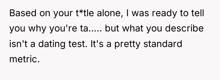 Based on your t*tle alone, I was ready to tell...