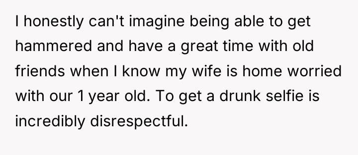 I honestly can't imagine being able to get hammered and...