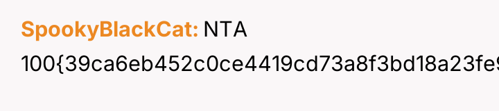 SpookyBlackCat NTA 100{39ca6eb452c0ce4419cd73a8f3bd18a23fe95ab4febb092bc2ab1b542eeea82f}.