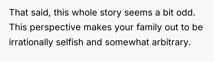 That said, this whole story seems a bit odd. This...