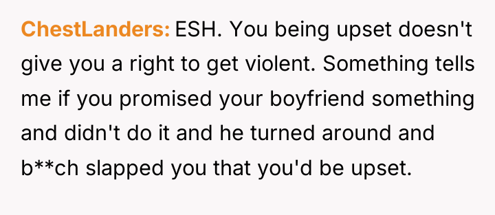 ChestLanders ESH. You being upset doesn't give you a right...