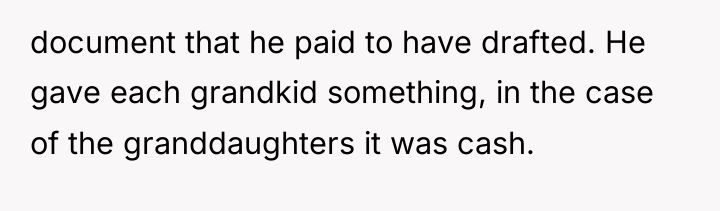 document that he paid to have drafted. He gave each...