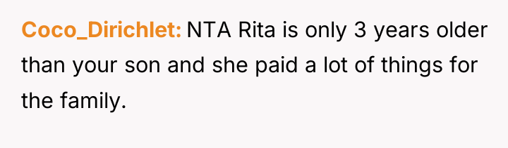 Coco_Dirichlet NTA Rita is only 3 years older than your...