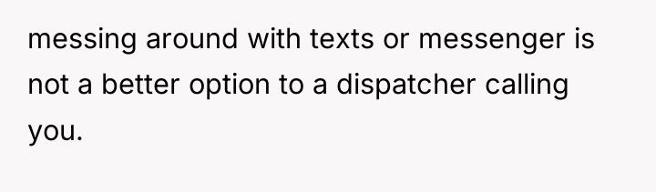 messing around with texts or messenger is not a better...