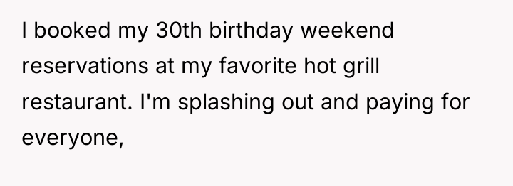I booked my 30th birthday weekend reservations at my favorite...