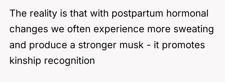 The reality is that with postpartum hormonal changes we often...