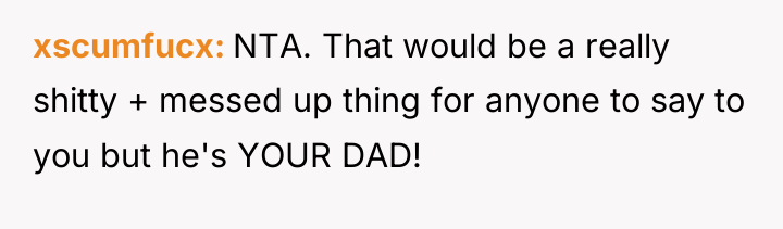xscumfucx NTA. That would be a really shitty + messed...