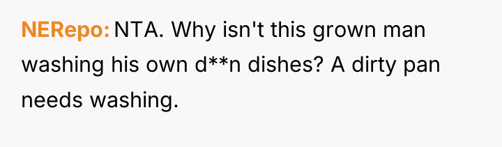 NERepo NTA. Why isn't this grown man washing his own...