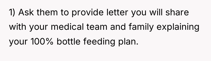 1) Ask them to provide letter you will share with...