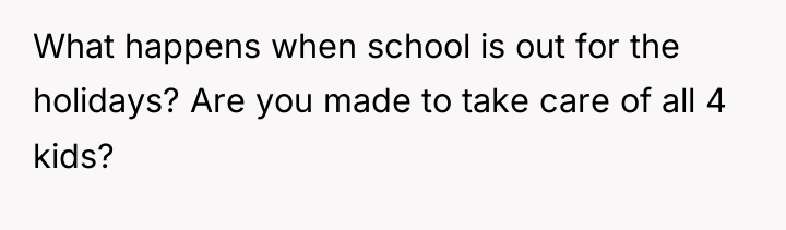 What happens when school is out for the holidays? Are...