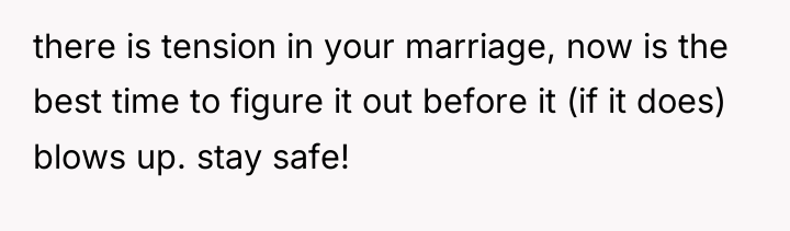 there is tension in your marriage, now is the best...