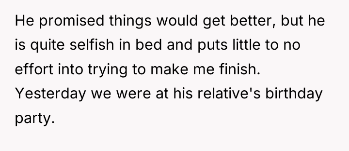 He promised things would get better, but he is quite...
